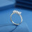 D Color Heart Cut Moissanite Ring 1.6CT Sterling Silver 5