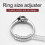 Ringstørrelsesjusterer, klar, usynlig reducer, 5 stk. 5