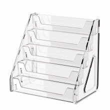 5-Layer CD Rack, Album Display Rack, Transparent Storage Rack for Tapes, Multifunctional Counter Display Rack