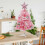 Mini Pink Christmas Tree with LED Lights and Stand 4