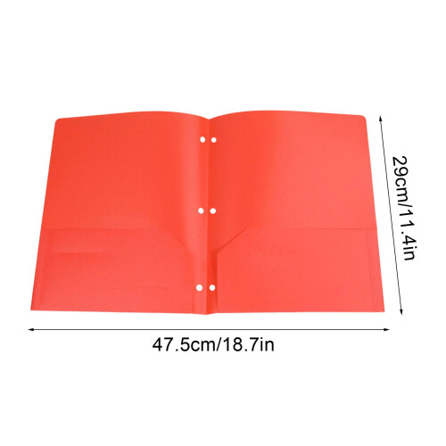 Plastic File Folders with Pockets Heavy Duty Letter Size 1