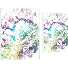 Monoprinting Print Plate,8" X 10"and 5" X 7"Gel Plate,2 Pack Art Plate, Reusable Gel Printing Plate,Printmaking Supplies