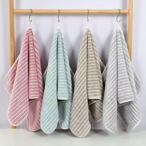 Σετ Πετσέτες από Γκρι Κοραλί Fleece 2 τεμάχια 35x75cm + 70x140cm 1