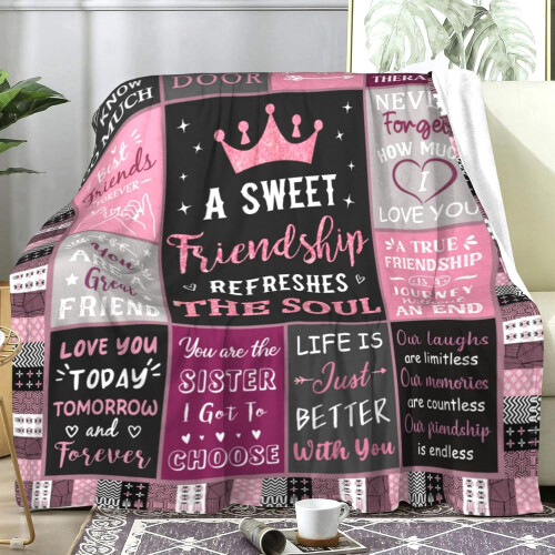Throw Blanket for Aunt - Soft Cotton, 50" x 40" 1
