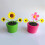 Solar-Powered Flip-Flap Flower Insect Car Decor 4