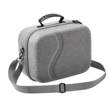 Bolsa de Transporte VR para Meta Quest 3S Óculos de Proteção VR À Prova de Choque Bolsa de Viagem para Quest 3S Acessórios VR Cinza