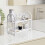 Corner Bookcase Cabinet for Desktop Storage 7