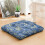 Meditation Cushion Paisley Pattern Boho Square 22 x 22 7