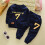 Toddler Boys Sweatsuit Set Pullover Top and Jogger Pants 3