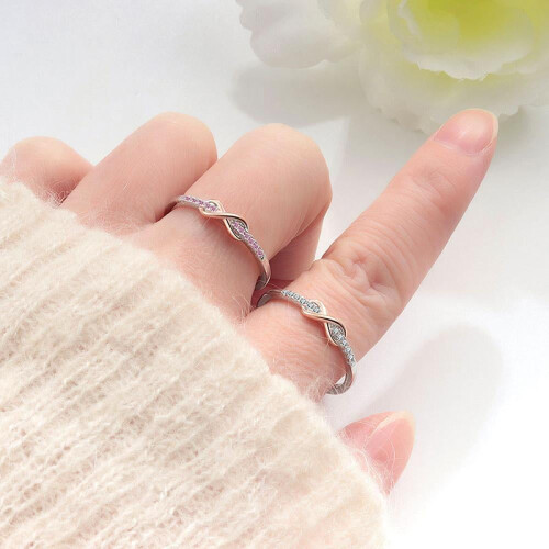 Vlinderduimring 925 sterling zilver dames sieraden 2
