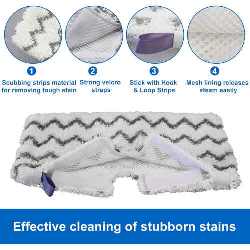 Shark Steam Pocket Mop Replacement Pads 6 Pack 1