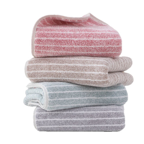 Σετ Πετσέτες από Γκρι Κοραλί Fleece 2 τεμάχια 35x75cm + 70x140cm 2