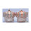 Christmas Crown Ornaments Set Glitter Silver Rose Gold 2