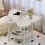 Table d'appoint papillon moderne à 2 niveaux 4