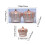 Christmas Crown Ornaments Set Glitter Silver Rose Gold 4