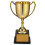 Golden Plastic Trophy Award Base for Events 4