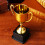 Golden Plastic Trophy Award Base for Events 5