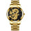 Men's Automatic Mechanical Watch Skeleton Dial Steel Band 2