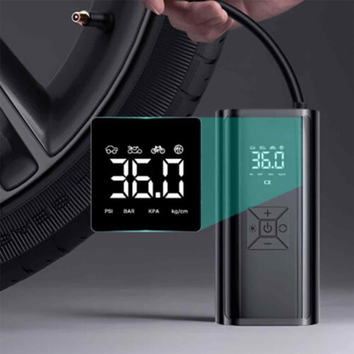 Car Tire Air Pump 150 PSI Portable Compressor with Auto 1