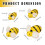 Resin Embellishments Craft Decorations 12 pcs 3