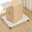 Office Under-Desk Printer Stand with 4 Casters, CPU Holder 2