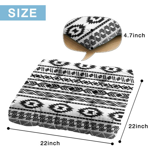 Square Floor Pillow Dutch Velvet 22 Inch 2