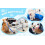 Dog Bathing Tether with Suction Cup 4PCS 6