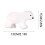 White Bear Christmas Ornaments Tree Decorations 12 Pack 6