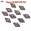 Carbide Inserts for Indoor/Outdoor Factory Use 40 Types 10 4