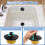 Bathtub Drain Stopper Metal Rustproof Easy Install 1 Pack 4