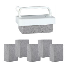 6 PCS Handheld Pool Pumice Stones Pool Clean Block with Handle for Swimming Pools Spa Tile