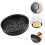 Supvox steam basket rack black kitchen steamer 1 set 6
