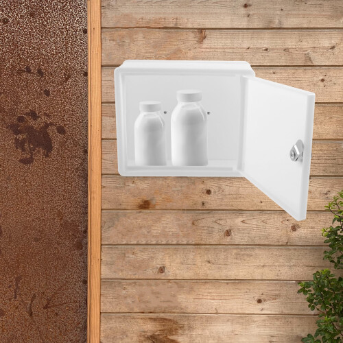 Small Plastic Wall-Mounted Mailbox Weather Resistant 2