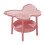 Butterfly Side Table Modern Plastic 43x33x48cm White Yellow 2