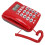 Caller ID Corded Phone Adjustable Ringtone 16 Memory 2