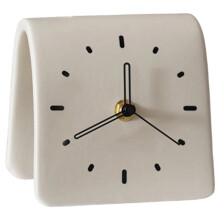 Desktop Ornaments Ceramic Clock Decorations Living Room Bedroom Bedside Mute Fashion SeatClock Home Decor Table Clocks A