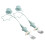 TINKSKY silicone baby utensils with suction cup set 4