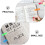 Writable Repositionable File Tabs PVC Labels 6 Sets 3