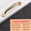 Zinc Alloy Door Pull Handle 78mm-110mm Gold 1/2/5 pcs 2