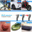 Portable Cordless Tire Inflator with Auto Shutoff LED Light 6
