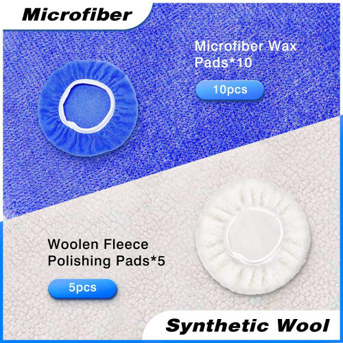 Car Buffer Polishing Pads 5-6 Inch 15 Pack 2