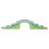 Green Wooden Train Bridge Accessory 1 Piece 4