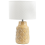 Beliani Table Lamp BALAO Ceramic Yellow 1