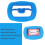 Dental Mouth Opener Cheek Retractor 1/2/5 Pcs Blue Pink 6