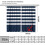 Nautical Stripe Kitchen Curtains Navy White 72x63 Inch 2