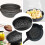 Supvox steam basket rack black kitchen steamer 1 set 5