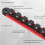 Magnetic Socket Organizer Rail Bar Tool Rack Wall Mounted Socket Rack for Garage Workshop Socket Wrench Storage 9
