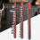 Magnetic Socket Organizer Rail Bar Tool Rack Wall Mounted Socket Rack for Garage Workshop Socket Wrench Storage 5