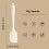 Silikonspatel-Set, hitzebeständig, langlebig, ergonomisch 5