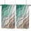 Modern Green Gradient Brown Curtains for Living Room 5